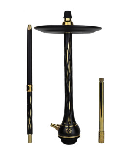 Cachimba Blade Hookah One M Black Gold
