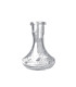 Base cachimba Mr Shisha Base Tradicional De Cristal (Transparente Estriada)