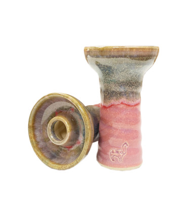 Cazoleta Alpaca Suri Teal Pink
