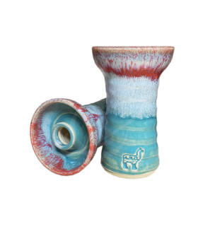 Cazoleta Alpaca Suri Red Drip Teal