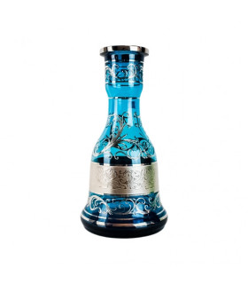 Base cachimba BOHEMIA EGERMANN YUNAN PLATINUM AQUAMARINE