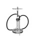 Cachimba Geometry Hookah Techno White
