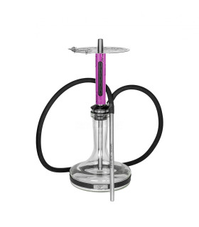 Cachimba Geometry Hookah Techno Purple
