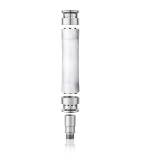 Cachimba Steamulation Shisha X-Blow off Set Epoxy Marble White