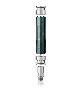 Cachimba Steamulation Shisha X-Blow Off Set Epoxy Green Dark