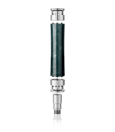 Cachimba Steamulation Shisha X-Blow Off Set Epoxy Green Dark