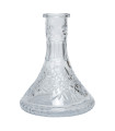 Base Mr Shisha Tradicional De Cristal (Tallada transparente)