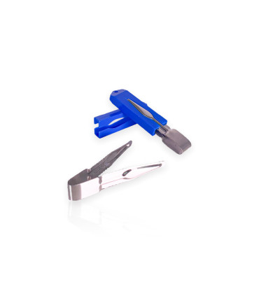 Pinzas mini de aluminio 5 cm para cachimba