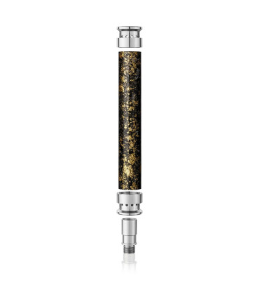 Cachimba Steamulation Shisha X-Blow Off Set Carbon Gold Leaf