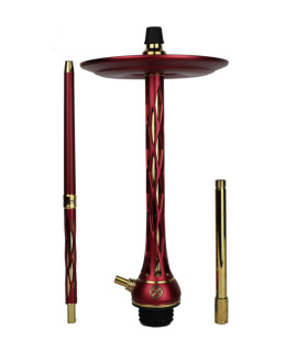 Cachimba Blade Hookah One M Red Gold