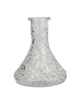Base cachimba Mini Transparente Tallada