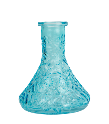 Base cachimba Mini Azul Celeste Tallada