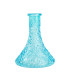Base cachimba Azul Celeste Tallada