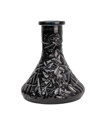 Base cachimba Mini Negra Tallada