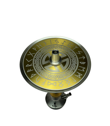 Cachimba Mr Shisha Valhalla Silver – Diseño con Purga Personalizable