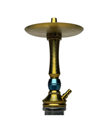 Cachimba Mr Shisha Valhalla Gold – Diseño con Purga Personalizable