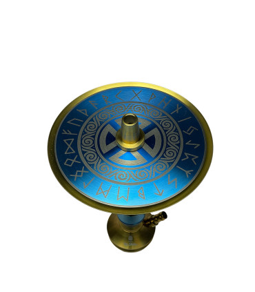 Cachimba Mr Shisha Valhalla Gold – Diseño con Purga Personalizable