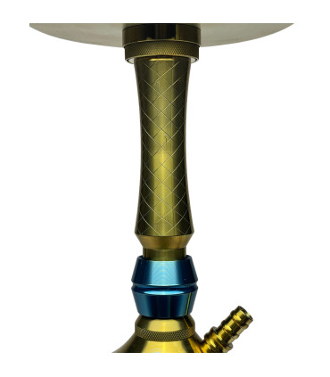Cachimba Mr Shisha Valhalla Gold – Diseño con Purga Personalizable