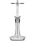 Cachimba Moze Shisha Squad Silver Wavy Frosted