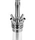 Cachimba Moze Shisha Varity Squad Black Frosted Wavy Mint