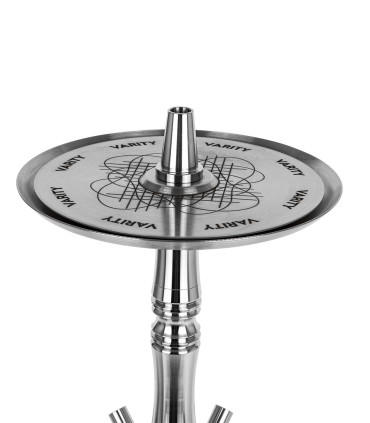 Cachimba Moze Shisha Squad Silver Wavy Yellow