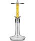 Cachimba Moze Shisha Squad Silver Wavy Yellow