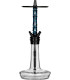 Cachimba Moze Shisha Varity Squad Black Wavy Blue