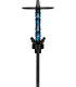Cachimba Moze Shisha Varity Squad Black Wavy Blue