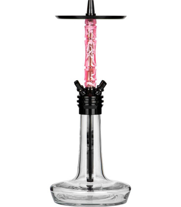 Cachimba Moze Shisha Varity Squad Black Wavy Pink