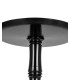 Cachimba Moze Shisha Varity Squad Black Frosted Wavy Mint