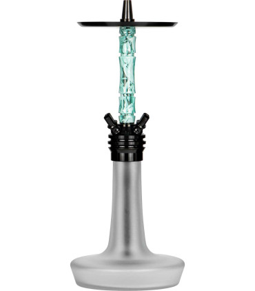Cachimba Moze Shisha Varity Squad Black Frosted Wavy Mint