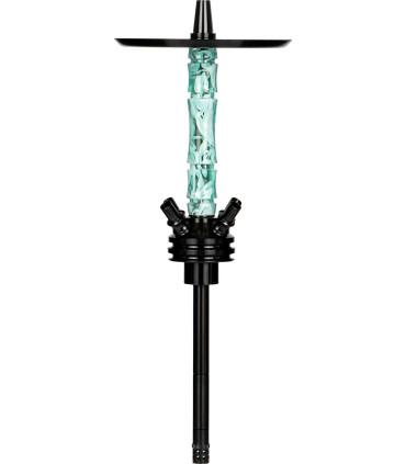 Cachimba Moze Shisha Varity Squad Black Frosted Wavy Mint