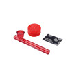 Kit Pipa Champ High Colors Mini + rejillas + grinder (2 partes)