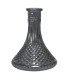 Base Mr Shisha Puntos Grey (Tallada transparente)