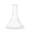 Base de cristal grande tallada transparente Frozen