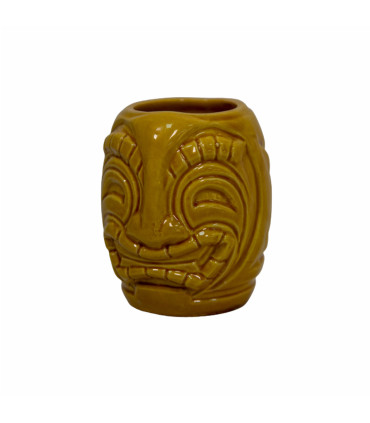 Vaso Coctelería Tiki Amarillo