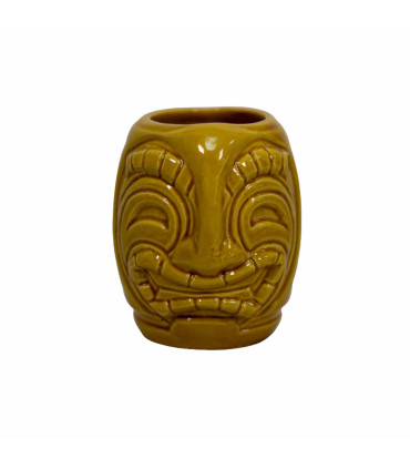 Vaso Coctelería Tiki Amarillo