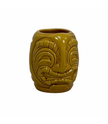 Vaso Coctelería Tiki Amarillo