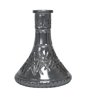 Base Mr Shisha Tradicional De Cristal (Tallada Grey)