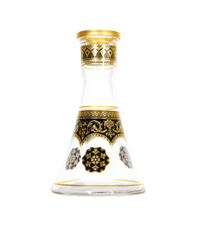 Base de cristal tradicional Clear Gold