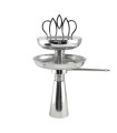 Cazoleta Shisha Crown Chrome Bowl Set