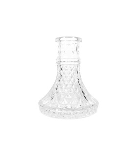 Base de cristal mini transparente Helium Moebius