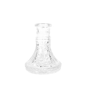 Base de cristal mini tallada transparente Sun Cuts
