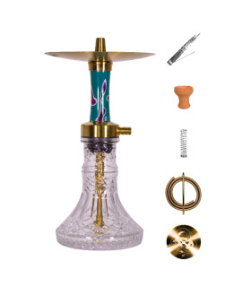 Cachimba Helium Moebius Gold Edition – Diseño Exclusivo en Resina