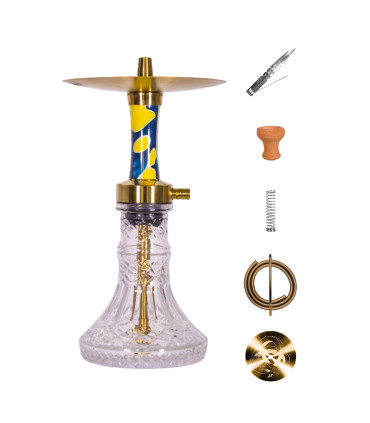Cachimba Helium Moebius Gold Edition – Diseño Exclusivo en Resina