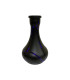 Base de cristal grande Drop Blue Stripes