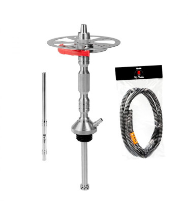 Cachimba Mr Shisha MRS Ahmadrazo (Silver Red)