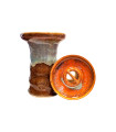 Cazoleta Alpaca HANDTHROWN Symphony Orange