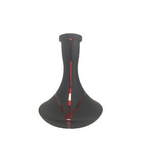 Base de cristal grande Craft Red Stripes