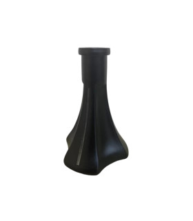 Base de cristal grande Pyramid Black Matt